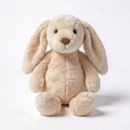 Byrdayden Jouet interactif en peluche pour chien avec papier bruissant et couineur pour chiots ou chiens de petite et moyenne race – Lapin mignon (Beige), Taille S